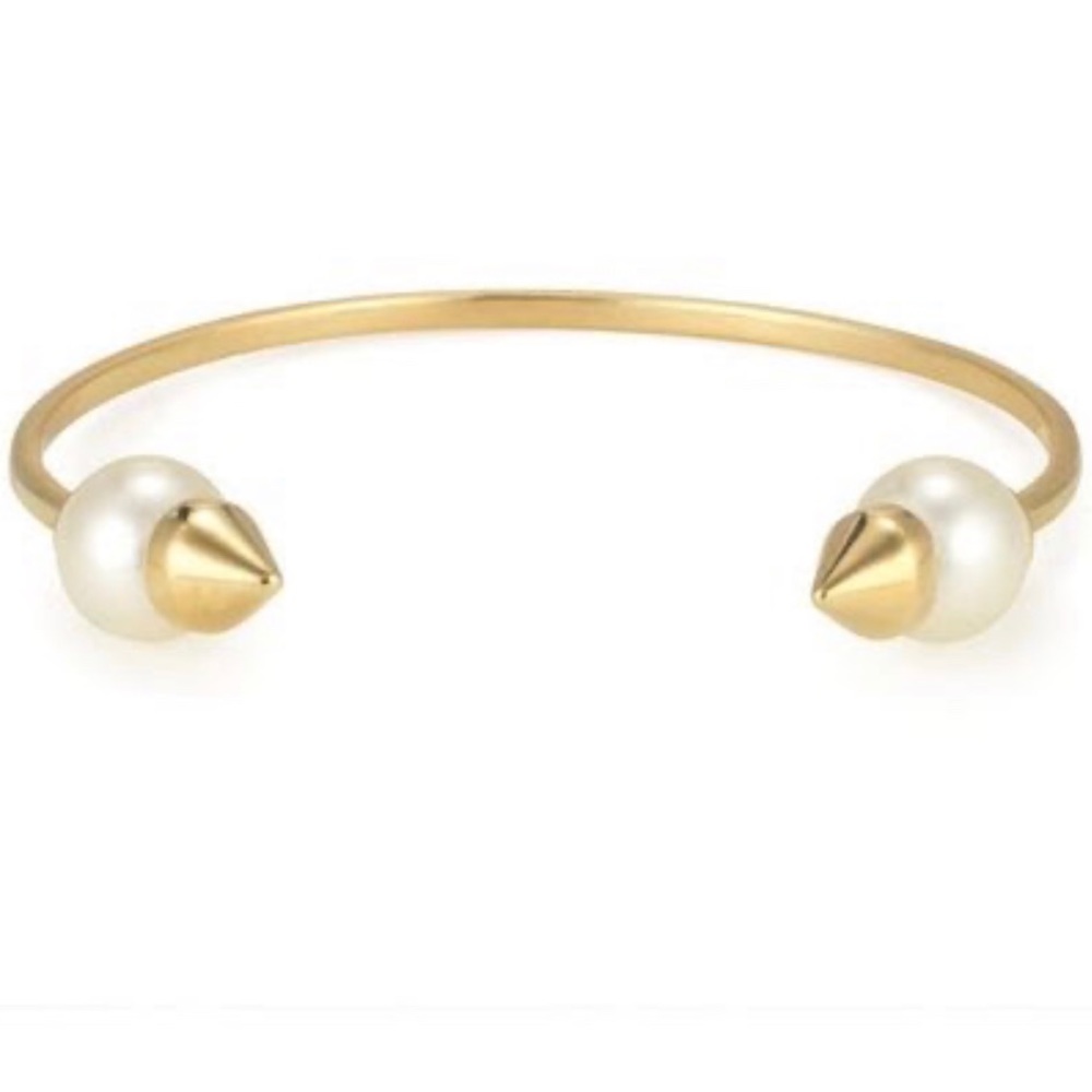 ✨Stella & Dot Gold & Peal Spiked Cuff